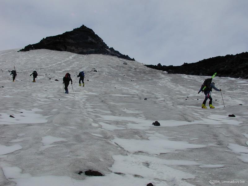 On the glacier