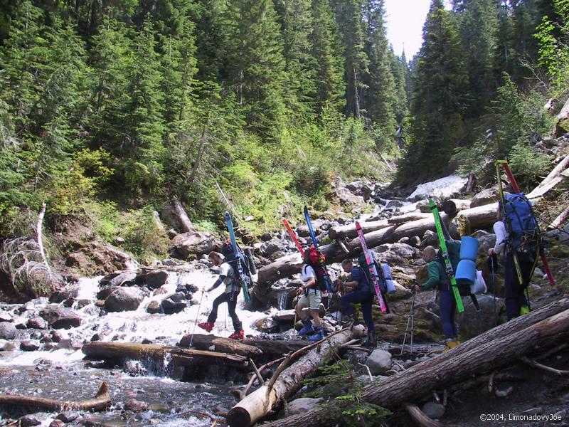 Crossing the creek