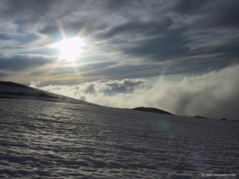 Evening above camp