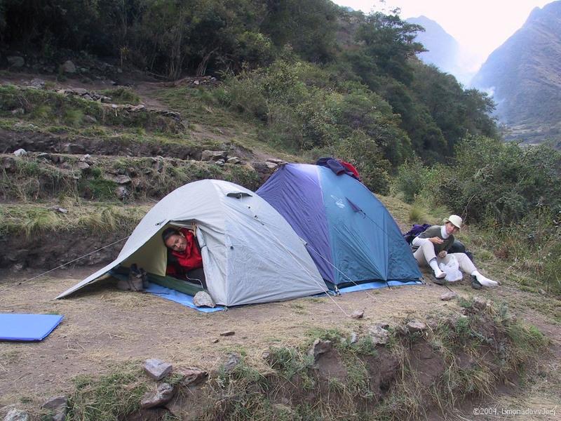 Kemp nad Huyallaabamba<br>(3150m)