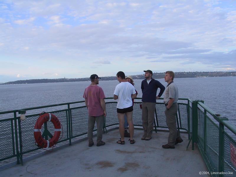 Ferry deck