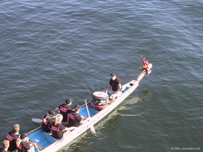 Practicing rowing