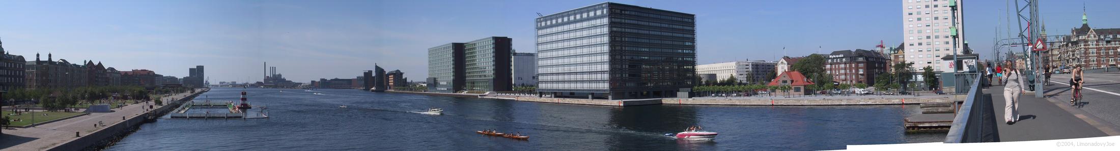 Canal and swimming pool