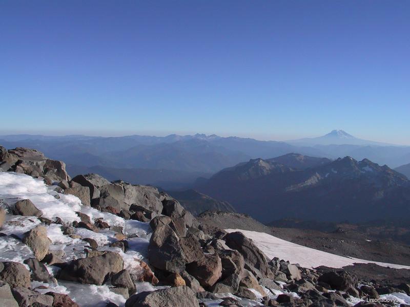 stream and Mt. Adams