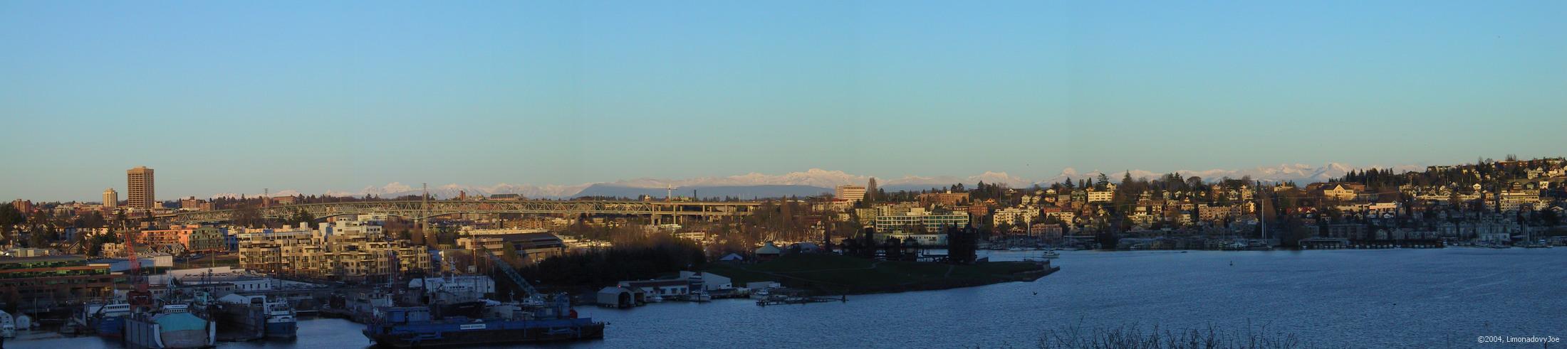 Evening mountains