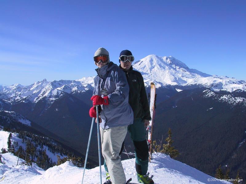 Kaka & Milo & Mt. Rainier