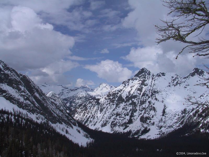 towards Rainy Pass