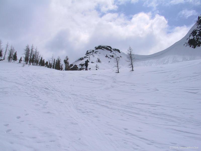 under the cornice