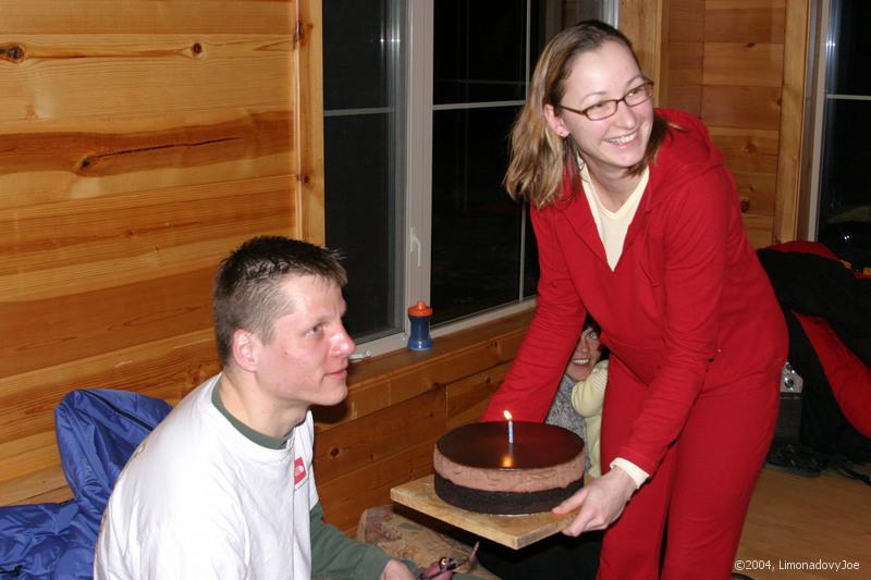 The cake, the cook and the b-day boy