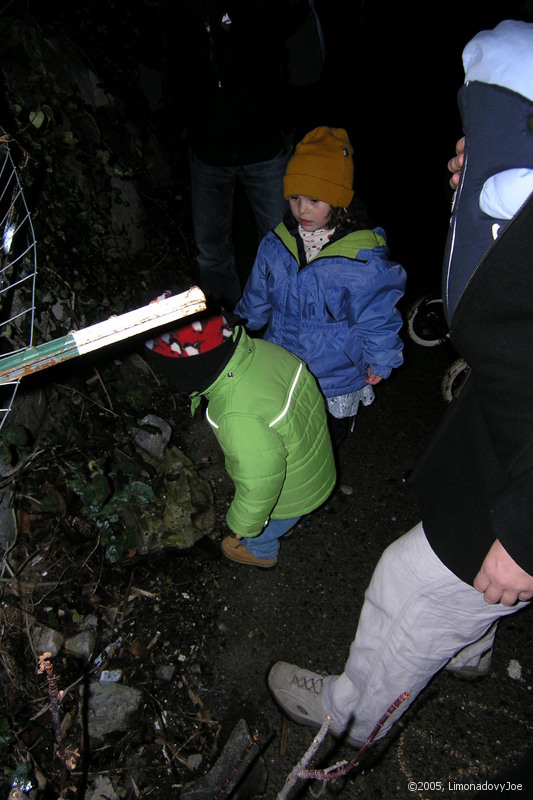 Boris and Anicka looking for treasure