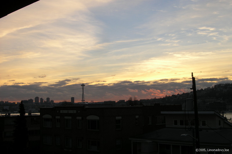 Seattle and clouds