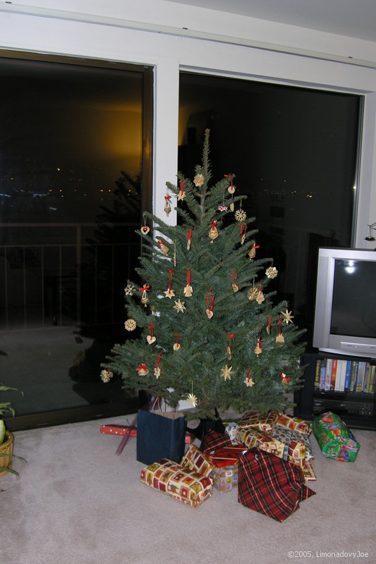 Our Christmas tree and lot's of presents