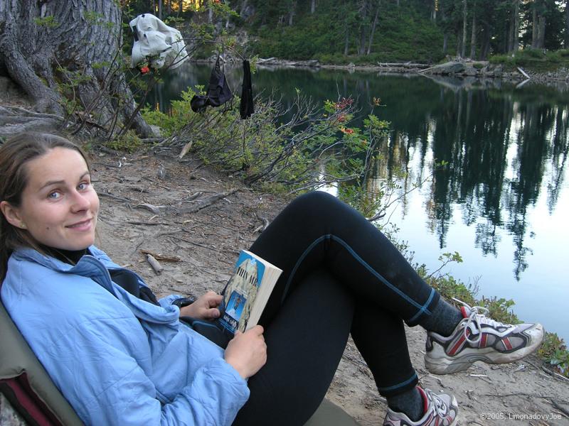 Martina with book