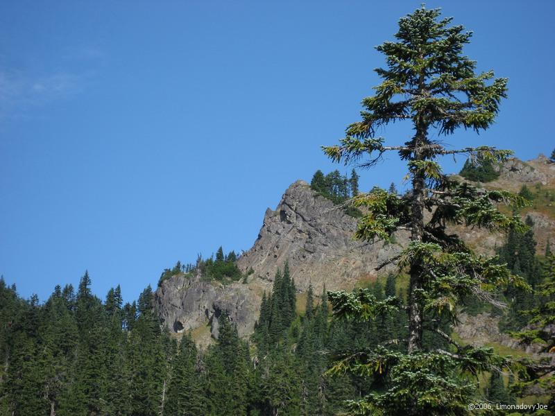 a man on the rock II.